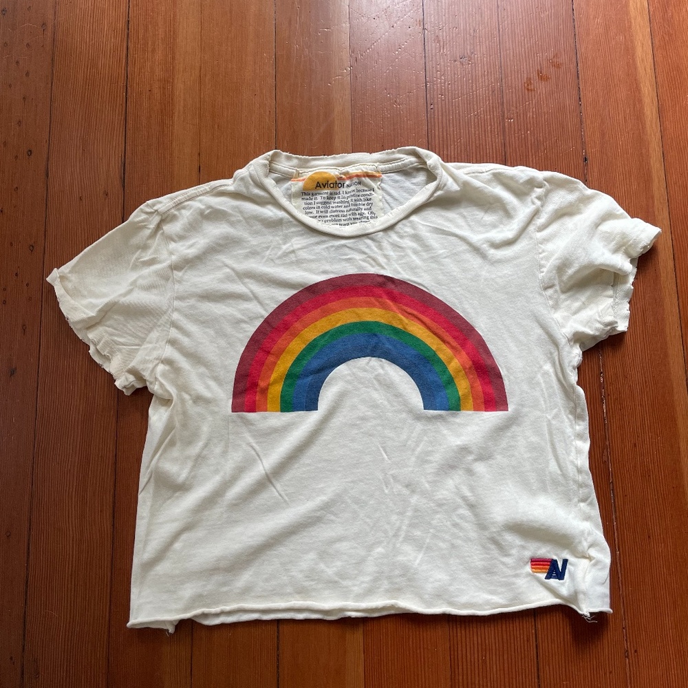 Aviator Nation Rainbow Tee